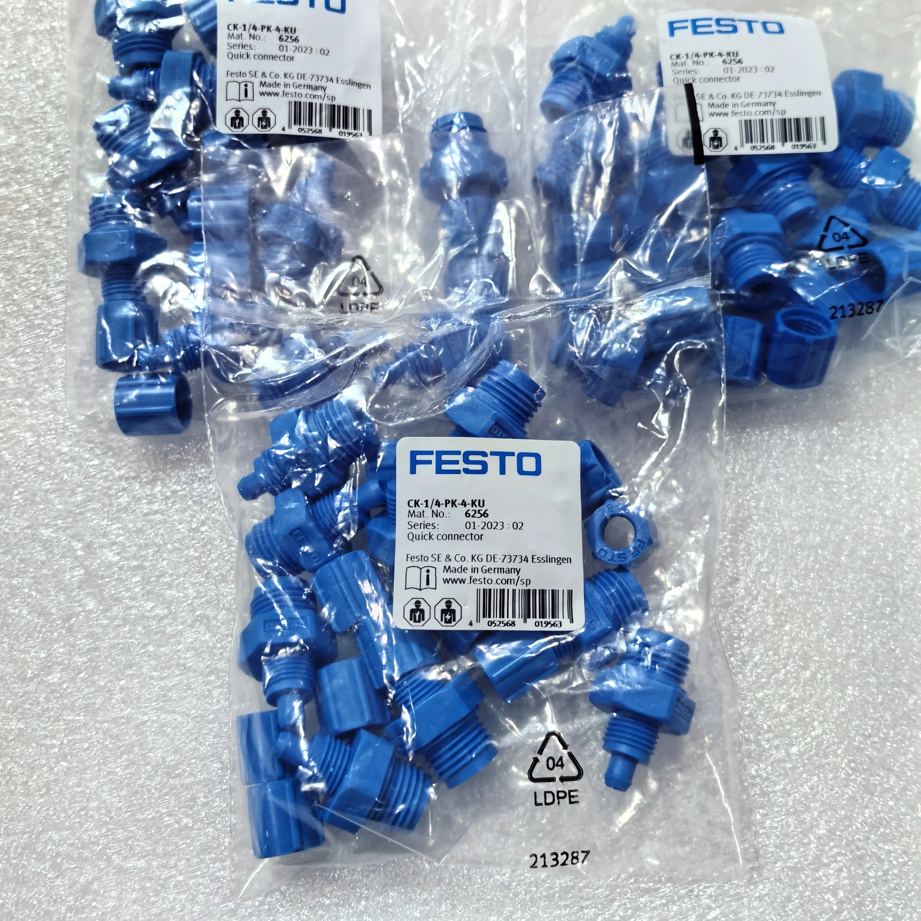 

FESTO CK/LCK/GCK/FCK 6254 6255 6258 6268 6270 plastic quick tightening joint