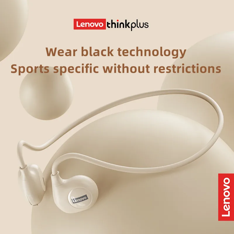 Lenovo-auriculares inalámbricos XT95II, cascos de conducción de aire, Bluetooth, con gancho para la oreja, deportivos, resistentes al agua, para