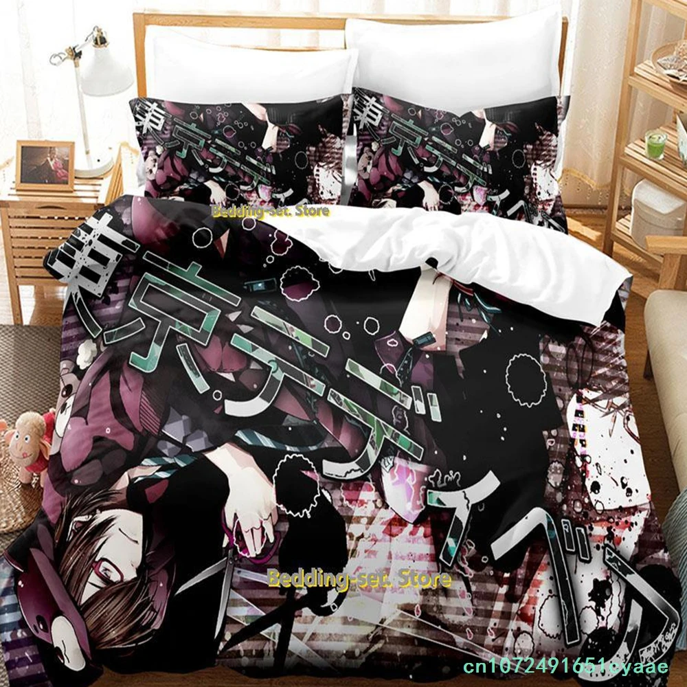 Nico Nico Singer Bedding Set Single Twin Full Queen King Size Bed Set Adult Kid Bedroom Duvetcover Sets Anime Parure De Lit Bed