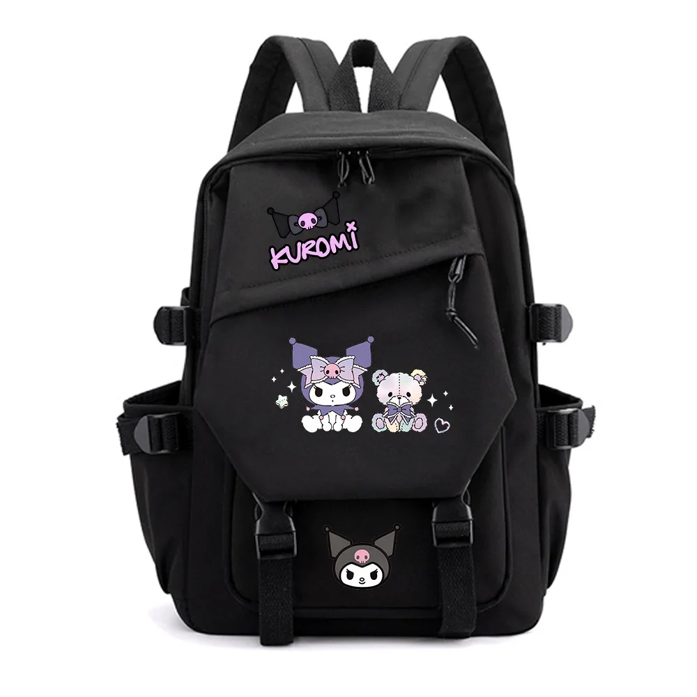 Kuromi Cartoon Multi-Functional Schoolbag Girls'large Capacity Good-Looking Backpack Student Campus Backpack