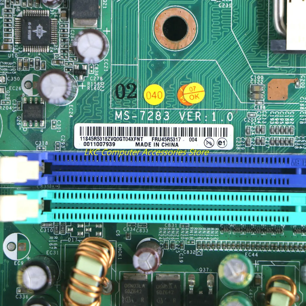 FOR Lenovo ThinkCentre A60 Desktop Motherboard L-NC51M 45R5317 MS-7283 VER:1.0 AM2 DDR2 Mainboard 100% Tested