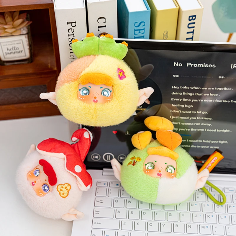 Süße Pflanze Elfen Vinyl Gesicht Plüsch Anhänger Puppe Pflanzen Pilz weiche gefüllte Vinyl Plüschtier schöne Puppe Kinder Geburtstagsgeschenke hängen