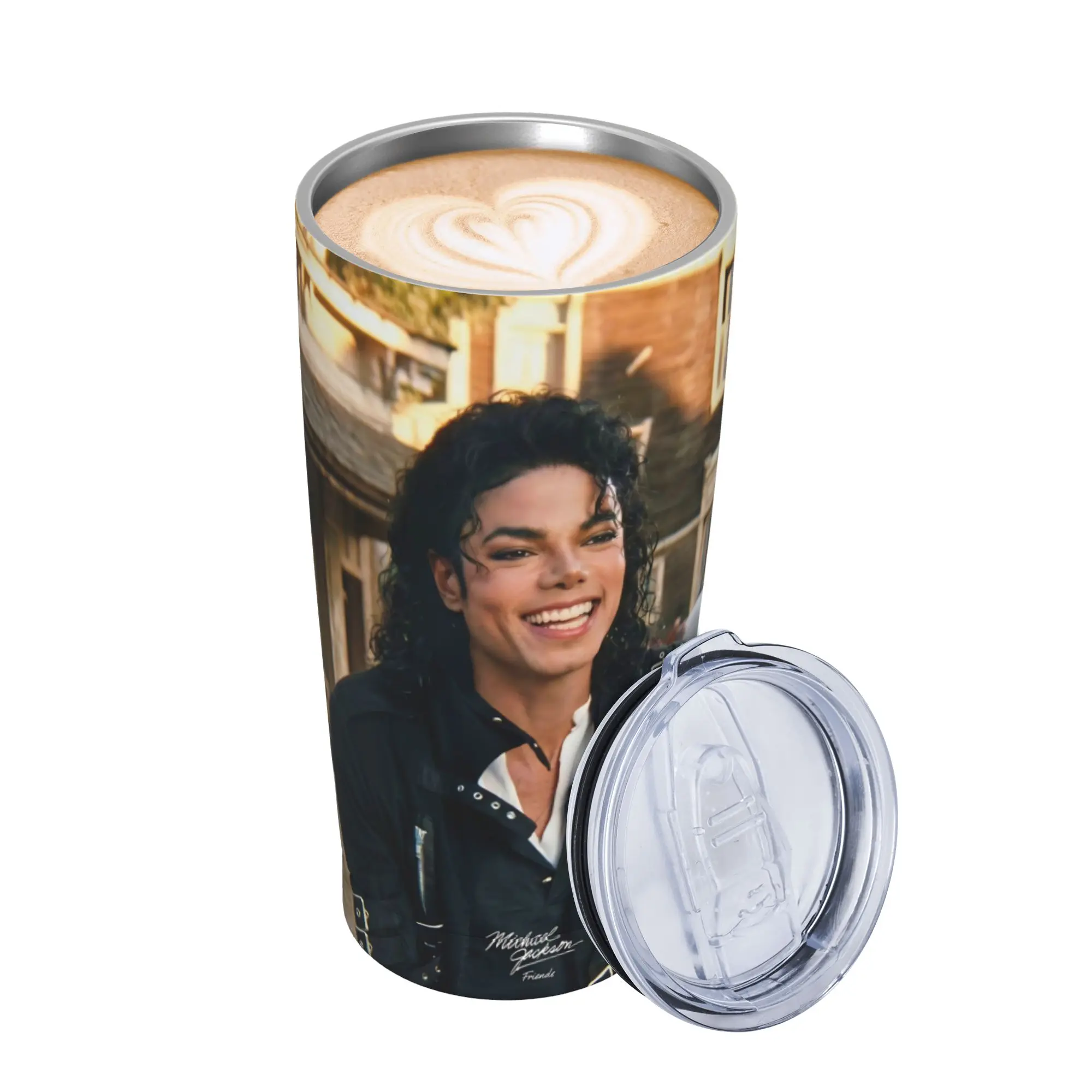Singer Michael Jacksons MJ Tour 2026 Tumbler Vacuum Insulated  Thermal Cup Vacuum Flask School Mug Spill Proof 20oz
