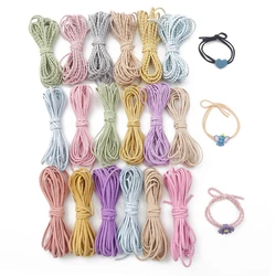 2/3/3, 5mm larghezza 5 m/lotto cinturino in corda elastica in Nylon colorato di alta qualità per accessori per cucire fai da te fatti a mano forniture