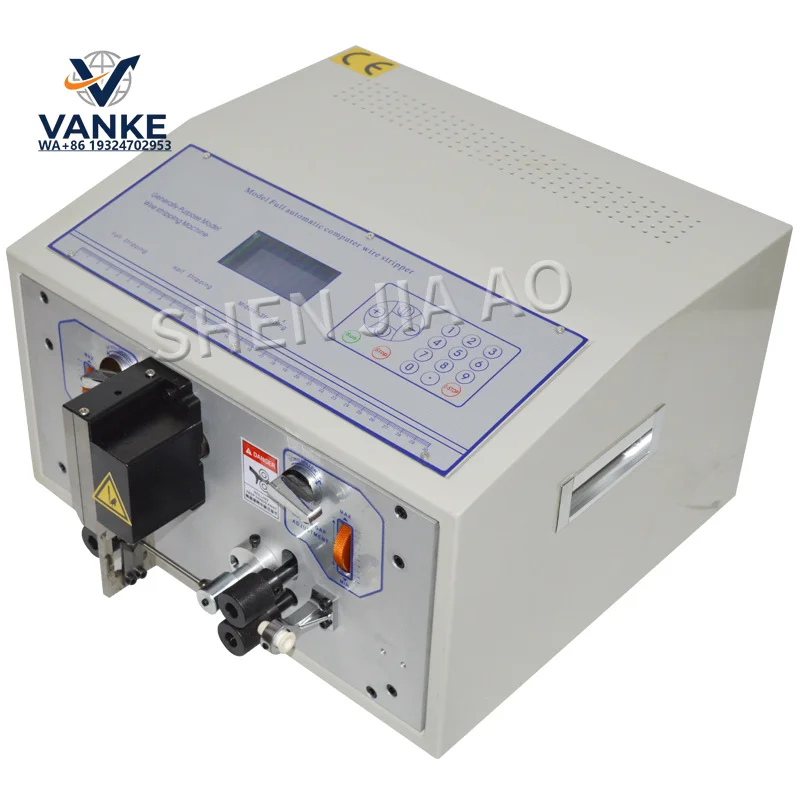 NEW Automatic Wire Stripping Machine Sheath Mute Pneumatic Cable Small Square Double Cutting Line Multi-tangential Function