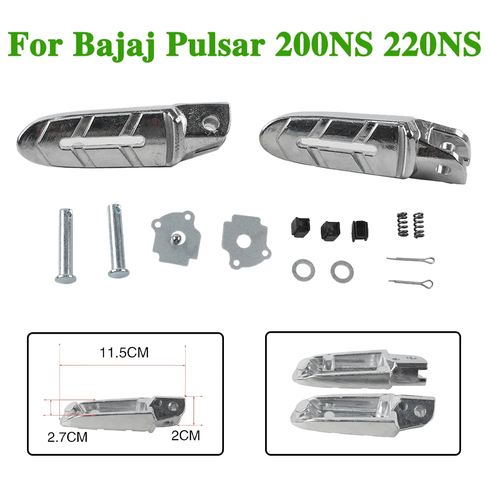 

Motorcycle Accessories Front Footrest Footpegs Foot Rests Pedals Foot Pegs For Bajaj Pulsar 200NS 200 NS NS200 NS220 NS 200 220