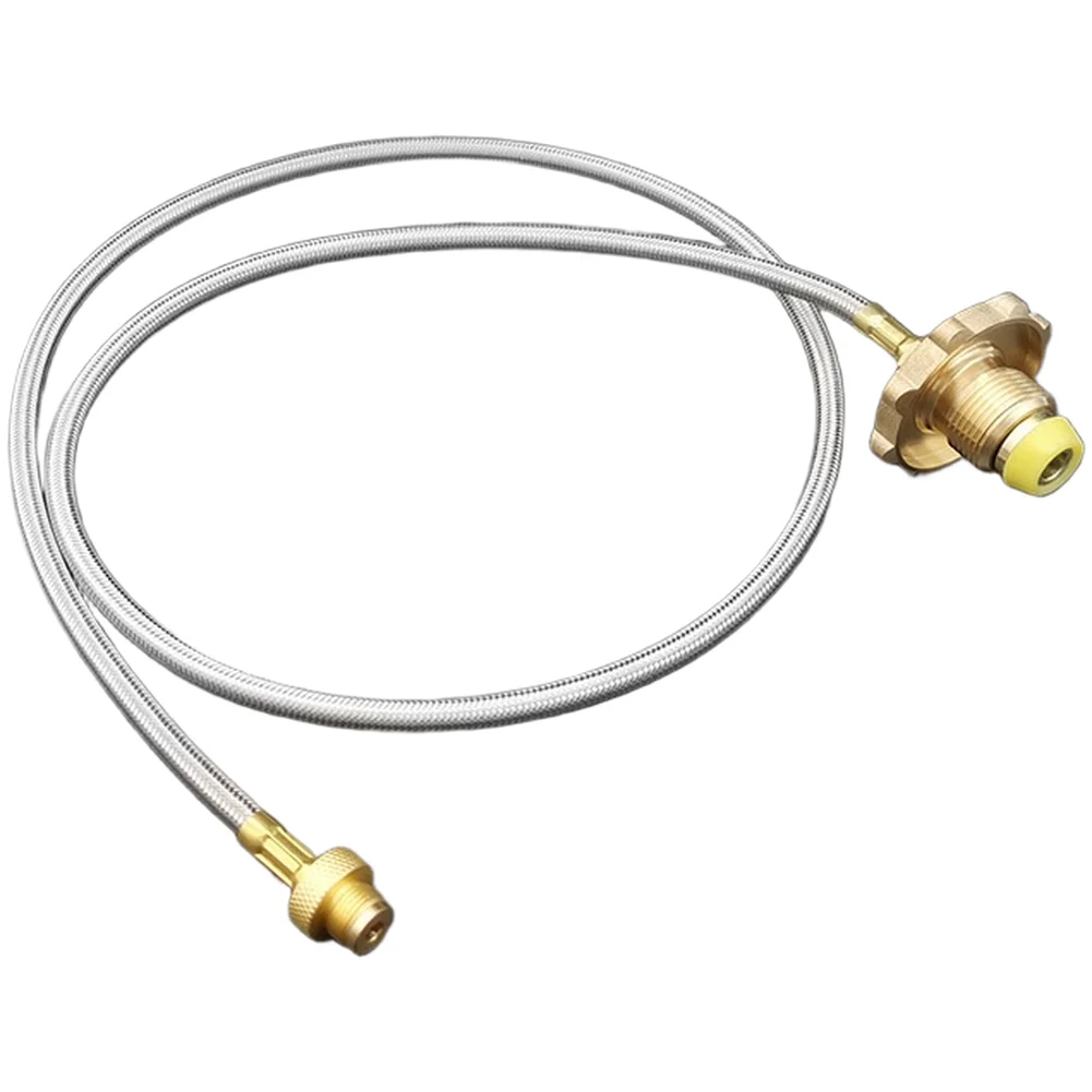 /Outdoor /Fuel /Adapter Pipe For For For LPG To Flat Canister With 304 Stainless Steel Mesh For Camping Stove Gas Conversion Con