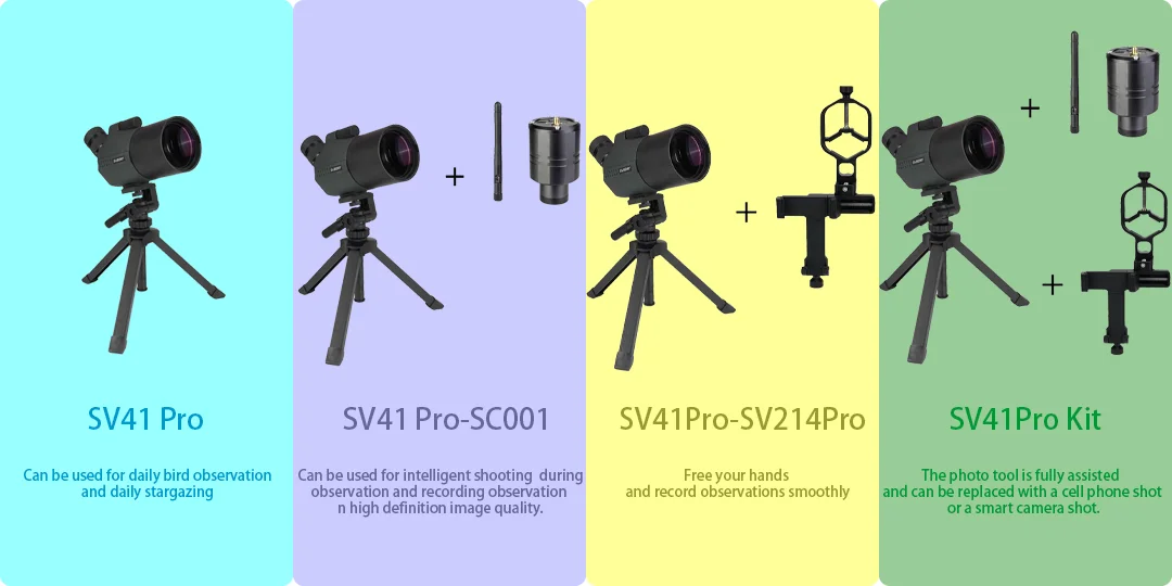 Svbony SV41Pro 28-84x80 Mak Teleskop-Spektiv mit Finder oder Kamera. Leistungsstarke wasserdichte FMC-Camp-Ausrüstung für die Sternenbeobachtung – Detail 6