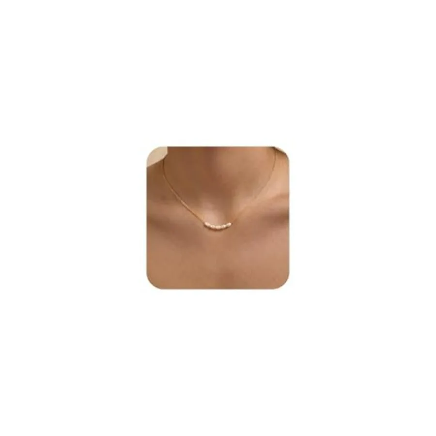 

Pendant Necklace for Women Dainty 14k Gold Plated Chain Choker Necklaces Aesthetic Simple Necklace Jewelry Gifts for Women