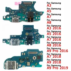 For Samsung Galaxy A9 Pro A3 A5 2016 A7 2018 A8 2019 Charge Board Charging Port Usb Connector Plate PCB Dock Parts