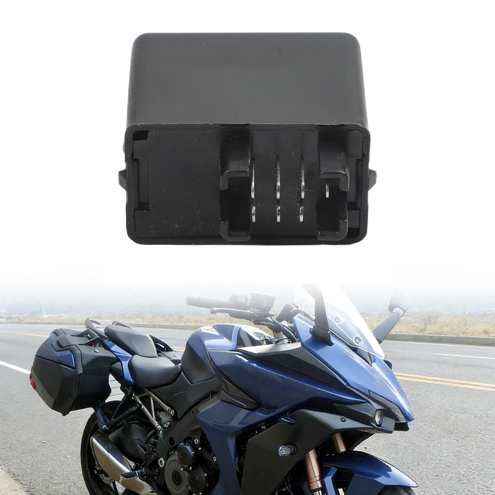 About 40x24x32mm 7-Pin LED Flasher Relay Power Efficiency Reliable Choice 0.1-100W Load Range Easy Installation