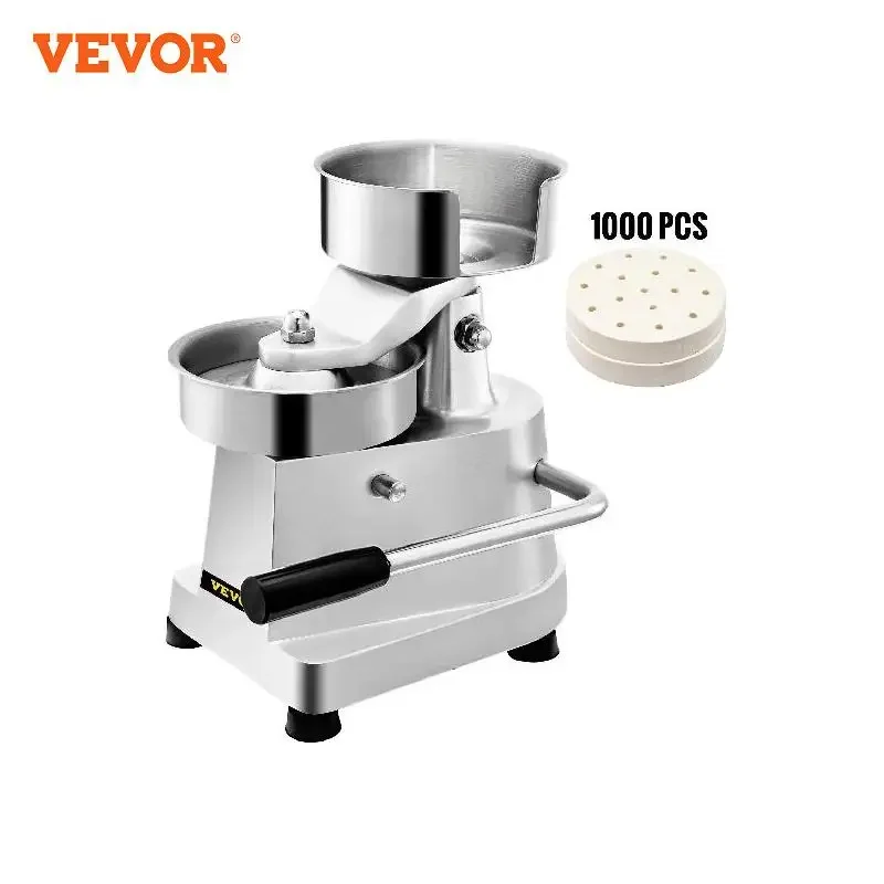 VEVOR Commercial Hamburger Patty Maker Stainless Steel Heavy Duty Hamburger Press Meat Patty Maker Hamburger Forming Processor