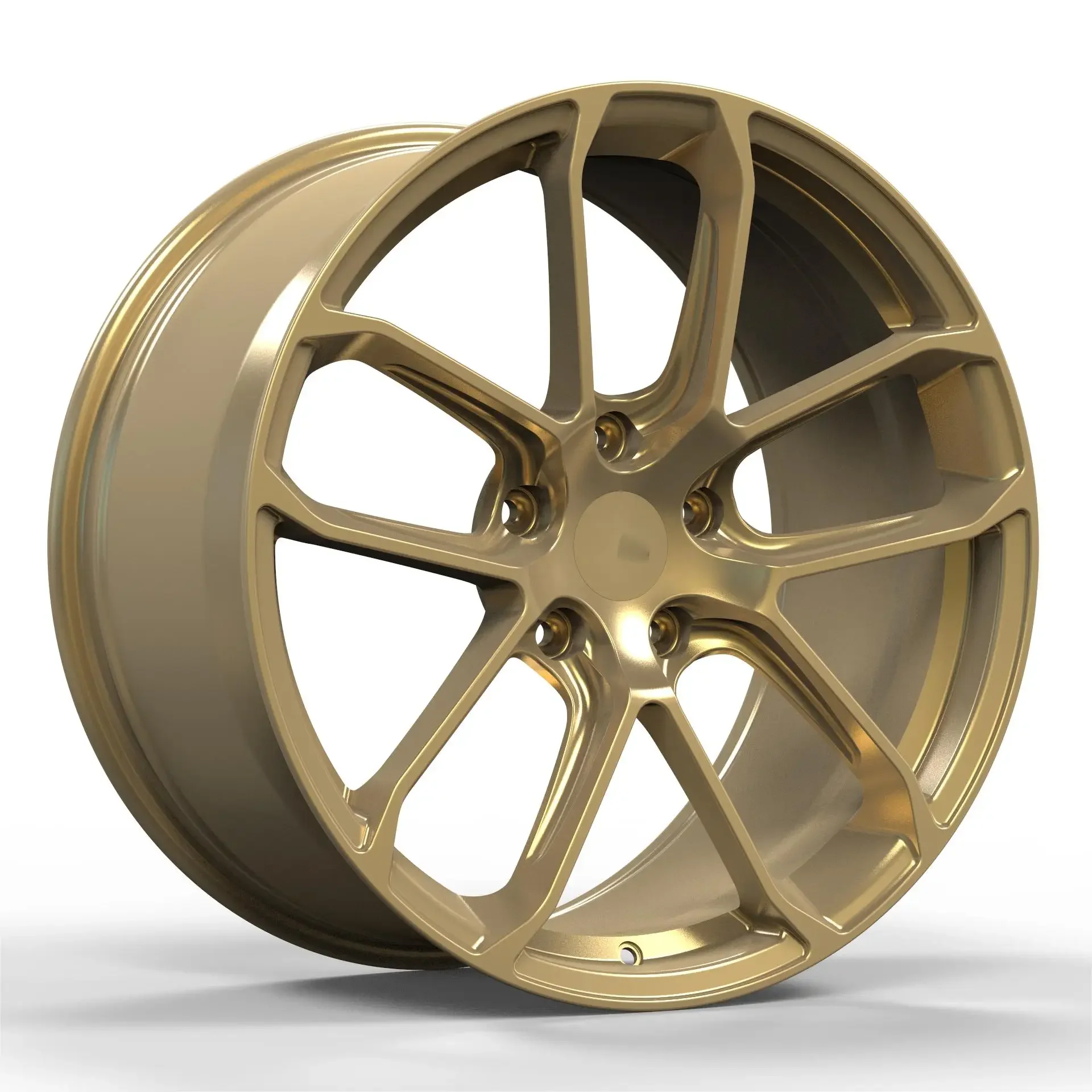 20 Inch Polished Custom Forged Wheel Premium Passenger Car Rims 5x112 100mm-112mm-120mm PCD Options 45mm-50mm ET