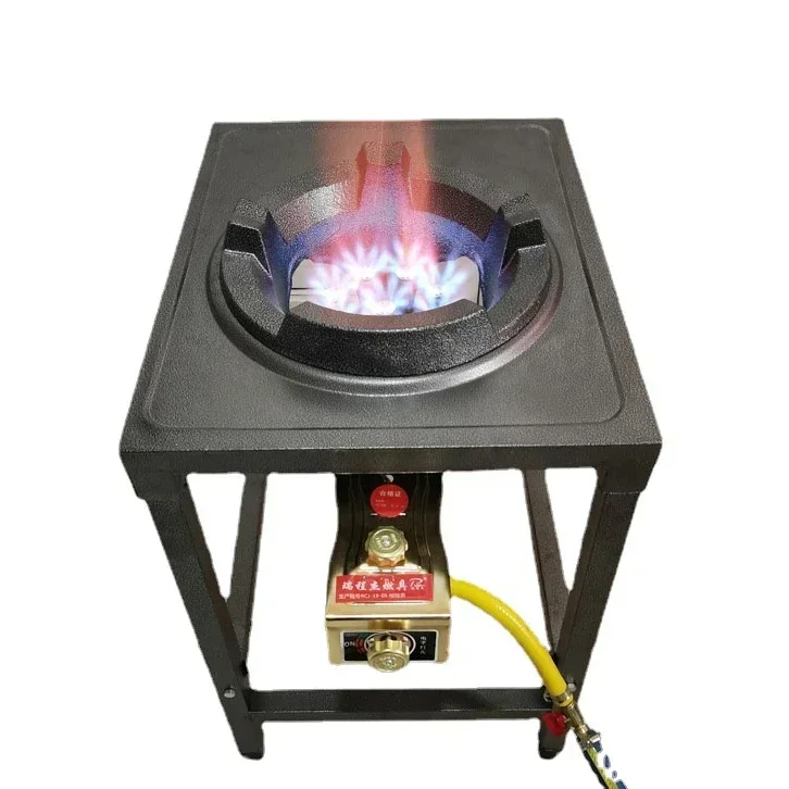 

Raging Fire Stove Commercial Liquefied Gas Natural Gas Single Burner Stove Shelf Restaurant High Pressure Stir-Fry Fast Stove