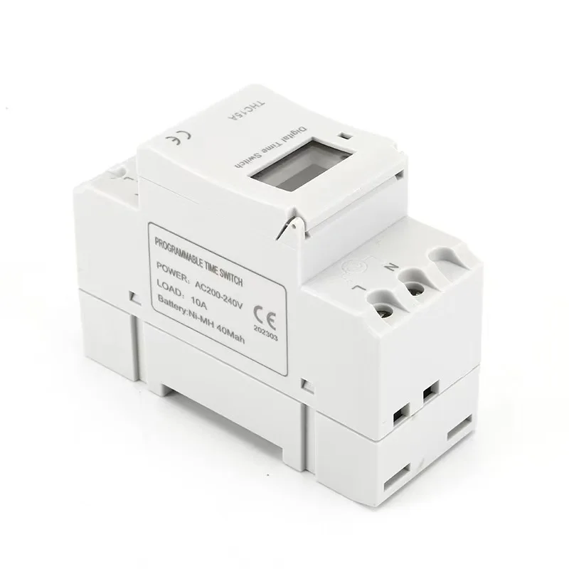 THC15A 30A New Din Rail Mount Weekly 7 Days Programmable Digital TIME SWITCH Relay Timer Control AC 12V 24V 48V 110V 220V 230V
