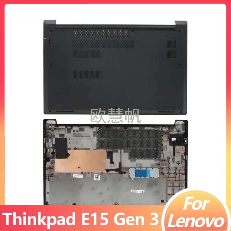 

M New For Lenovo Thinkpad E15 Gen 3 Laptop Bottom Case Base Cover Lower Case (Black) 15.6" 5CB0Z69332