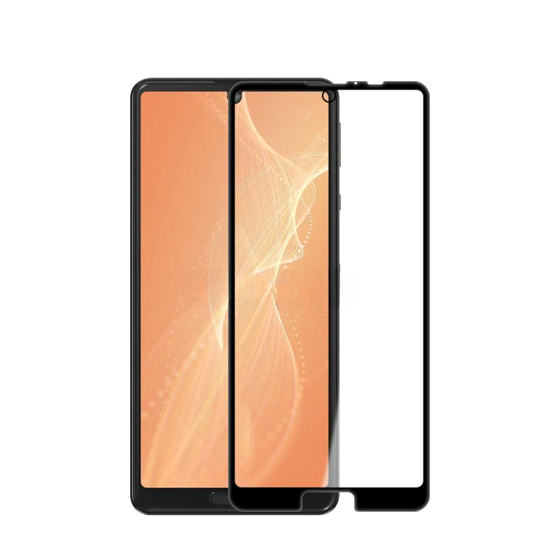 Screen Protector for Sharp Aquos Sense4 Sense5G HD Tempered Glass For Auqos Sense5G Sense 4 Black Edge Glass Film Cover