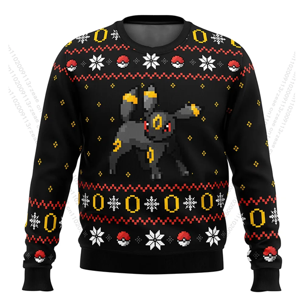 Кольцо-с-изображением-Покемона-аниме-пуловер-с-круглым-вырезом-мужской-костюм-для-косплея-umbreon-harajuku-детские-повседневные-толстовки-с-мультяшным-принтом