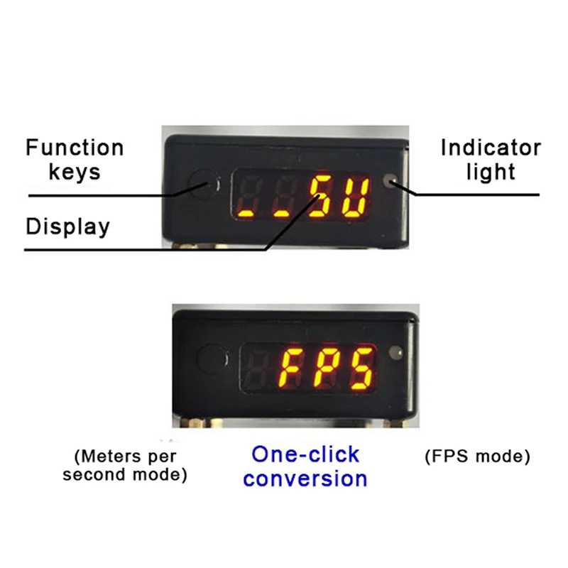 Multifunctional For Speed Meter Ball Velocity Energy Measurement Chronograph Bullet Speed Tester