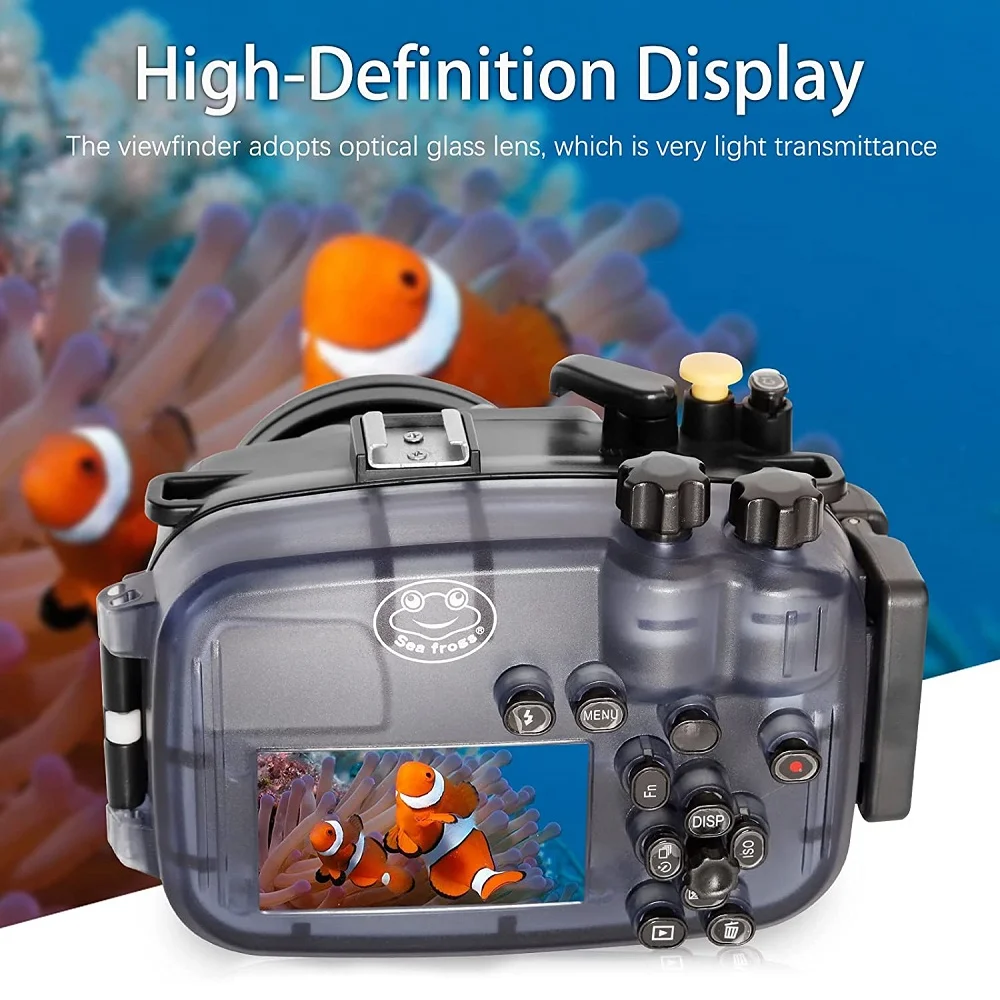 Mcoplus WP-A6000 130ft/40m Underwater Camera Housing Waterproof Diving Case for Sony A6000 Camera with 16-50mm Lens