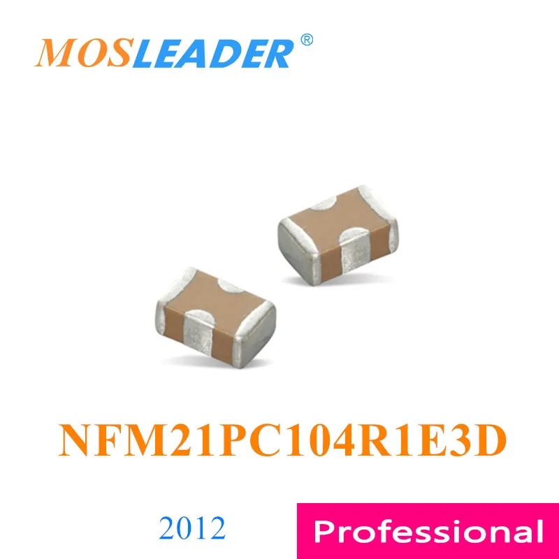 Mosleader NFM21PC104R1E3D 2012 1000PCS 0805 100NF 0.1UF 2A 25V Alta qualidade