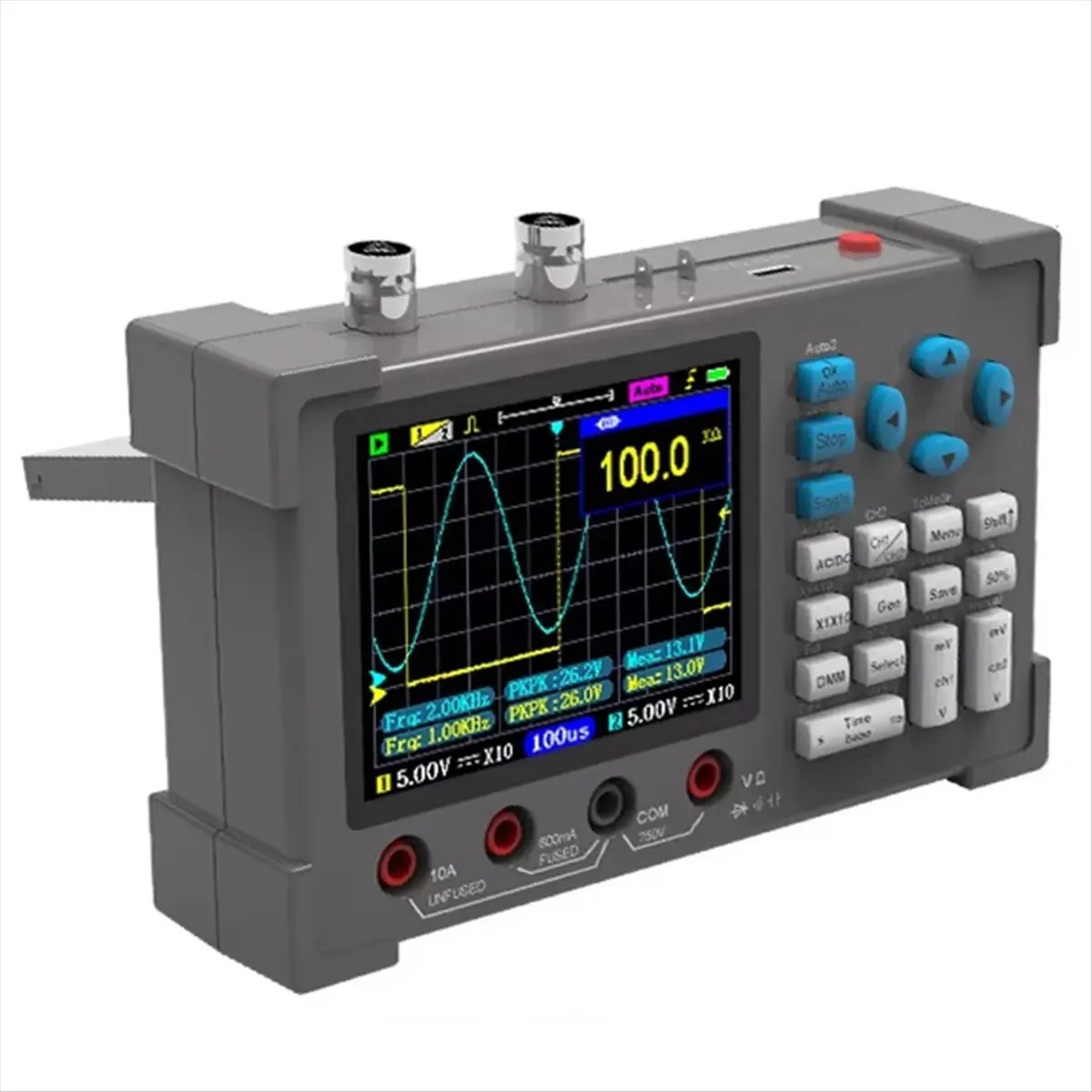 MALL 3in1 Dual Channel 250MSa/S Sampling Rate 3.2inch Digital Oscilloscope