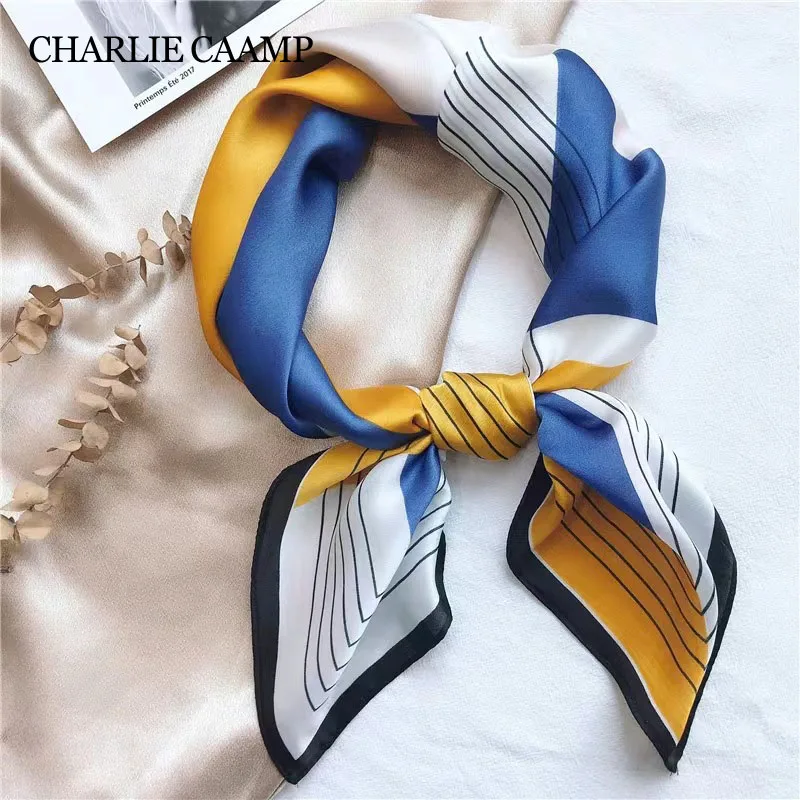 

New Fashion Sunscreen Silk Scarves Square Scarf Hair Turbans For Women Headscarf Female Decorative Neckerchief Tie Shawl Hijab