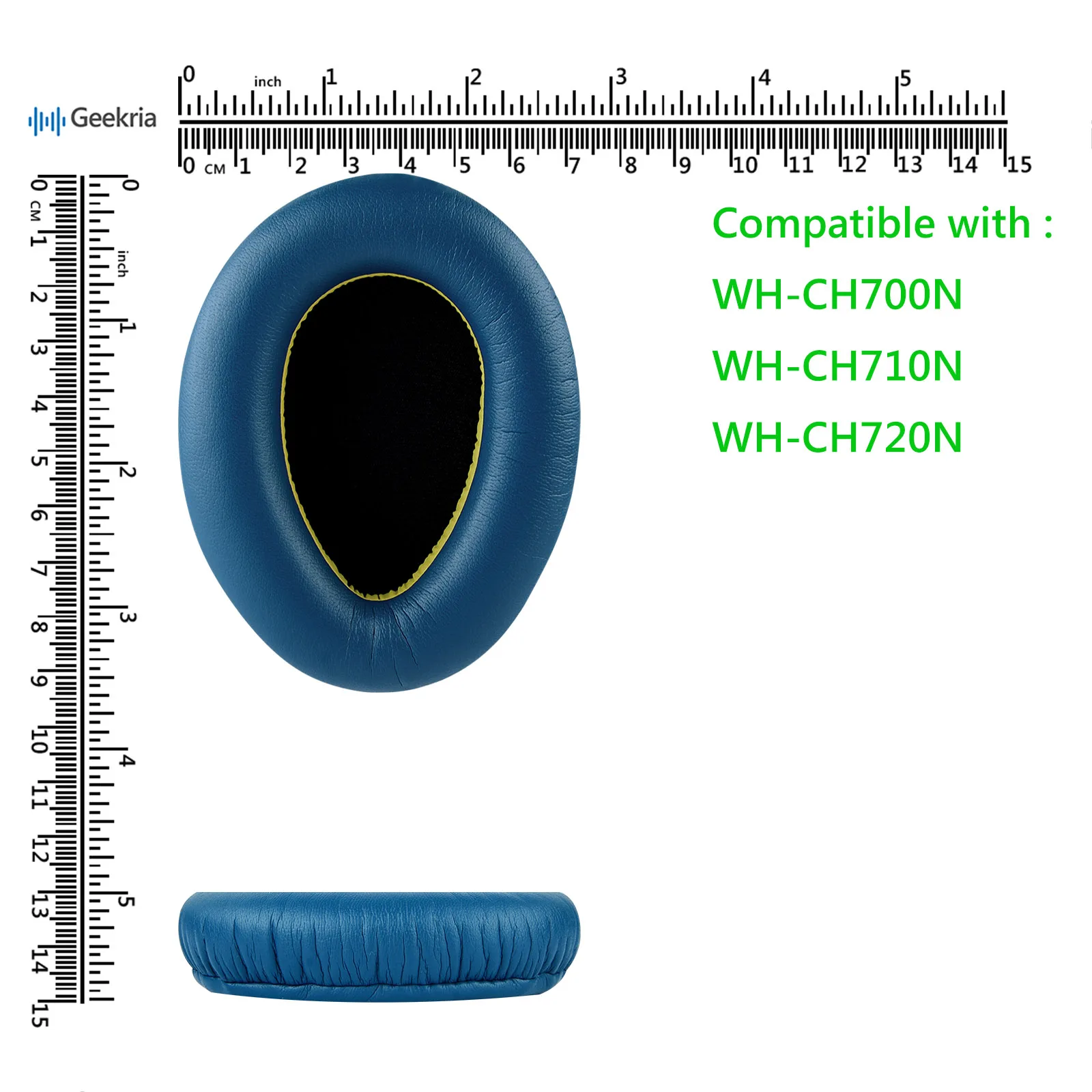 Replacement Ear Pads Compatible with Sony WH-CH700N, WH-CH710N, WH-CH720N Headphones, Ear Cushions with Video Guide