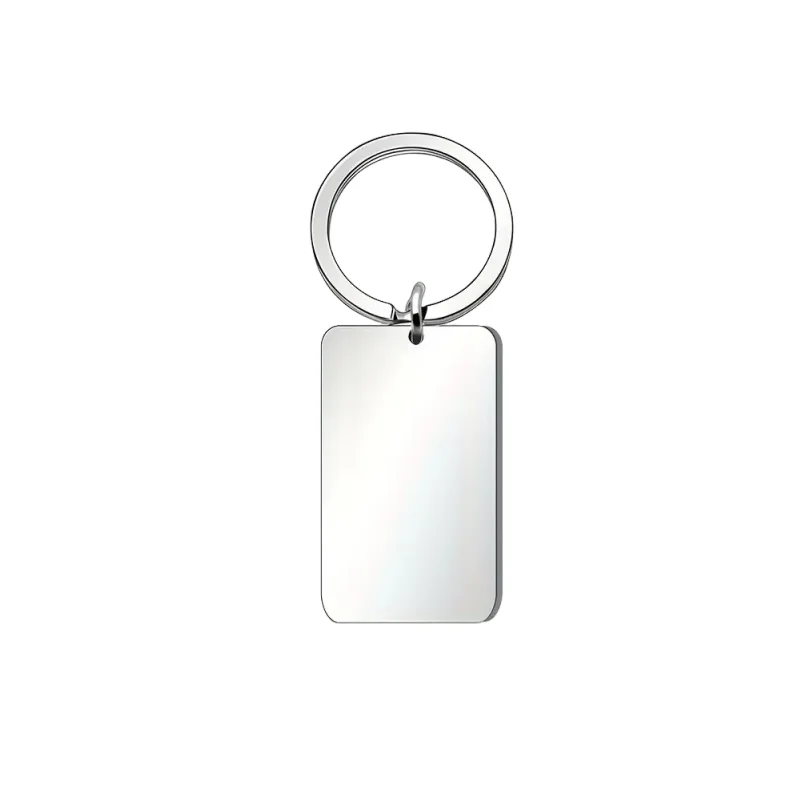 Personalizowany brelok laserowy, dwustronny brelok ze stali nierdzewnej z możliwością personalizacji, grawerowanie laserowe, prezent DIY z możliwością personalizacji