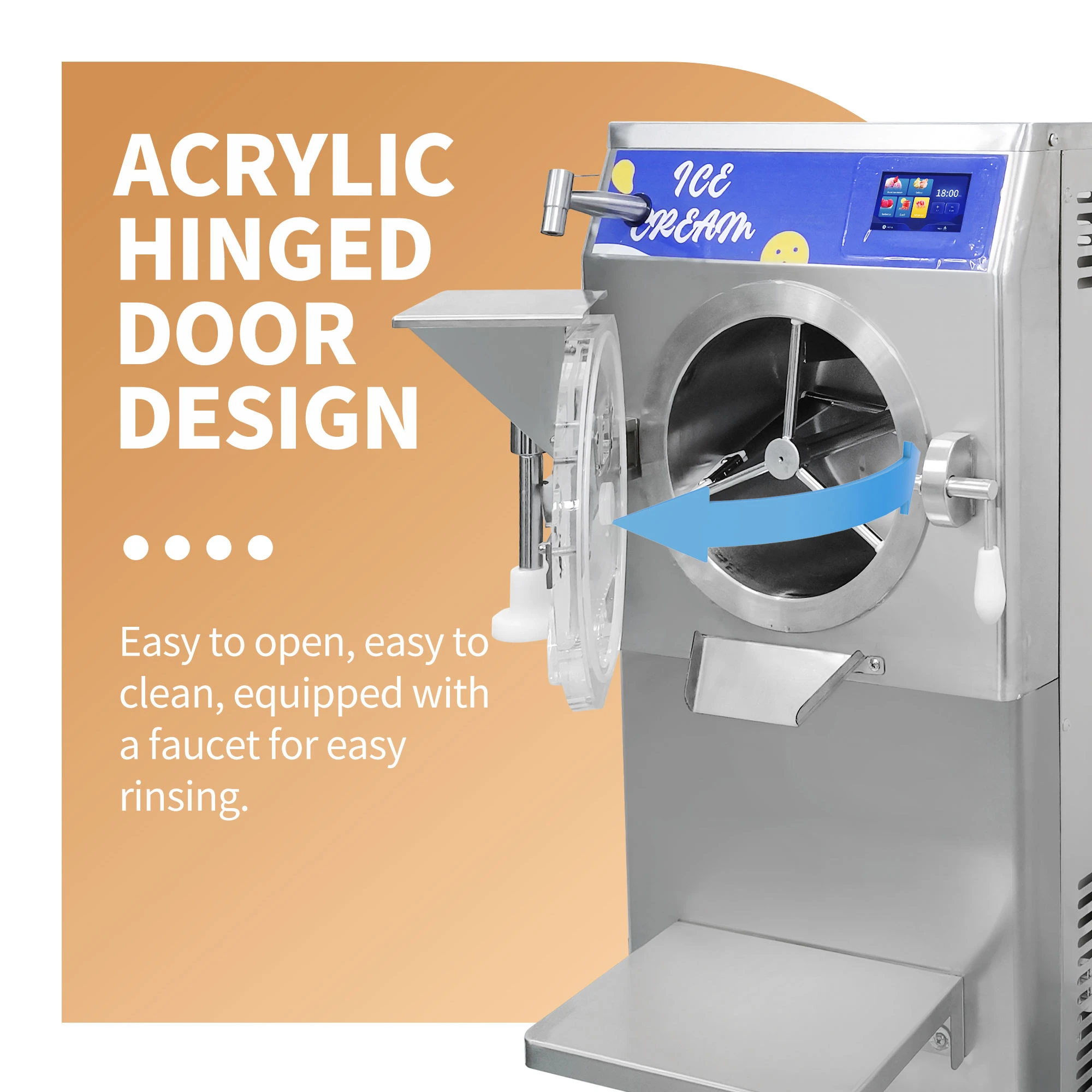 Dikey İtalyan Dondurma Yapma M - Commercial Gelato Maker Machine incelemesi ve fiyatı