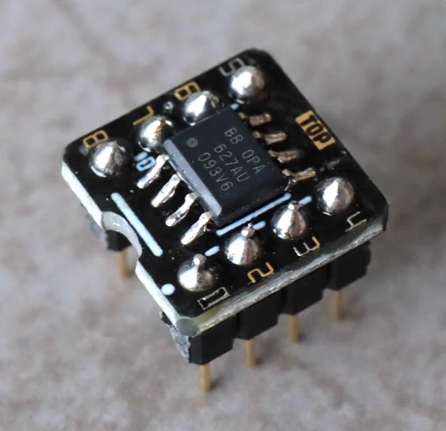JM/ OPA627AU: High-Speed, High-Precision High-End Operational Amplifier with Gold-Plated Pins