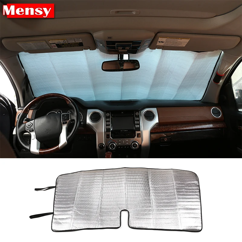 

Car-styling For Toyota Tundra 2014-2020 Aluminum Foil Thermal Curtain Shading Sunscreen Car Accessories