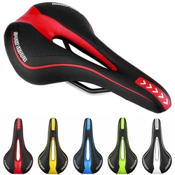 Bicycle Saddle MTB Mountain Road Bike Seat Hollow Gel Comfortable Cycling Cushion Exercise Bike Saddle for Men and Women