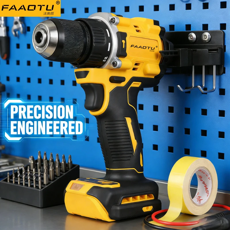 

Аккумуляторная бесщеточная дрель-шуруповерт FAAOTU 805 20V (только инструмент) для дерева, металла, пластика, совместима с аккумуляторами DW