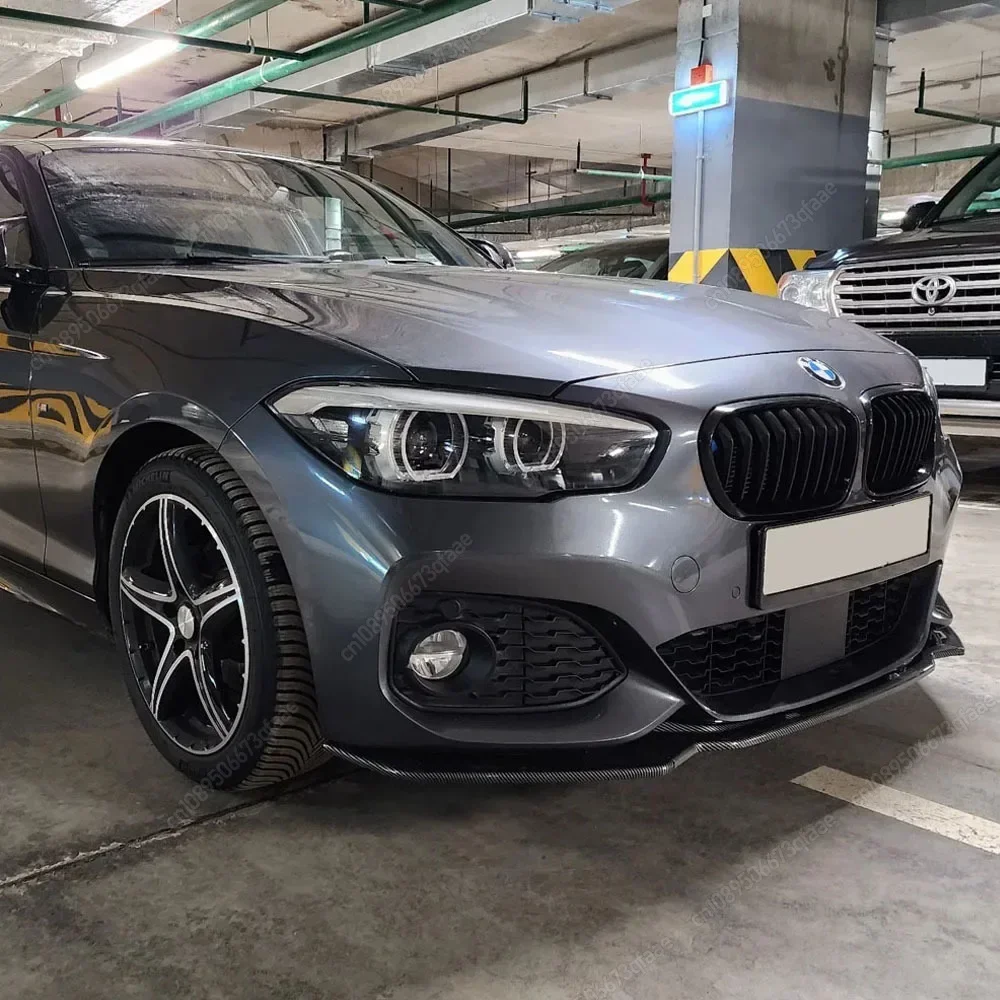 

Car Front Bumper Lip Splitter Spoiler For BMW 1 Series F20 F21 M-Sport / Standard 2011-2019 Hatchback Bodykits Tuning ABS Black