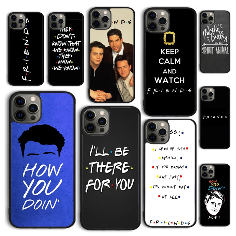 Autumu FRIENDS TV SHOW Best Friends Forever design Phone Case for iPhone 15 12 mini X XS XR 11 13 14 Pro Max SE 2020 6S 7 8 Plus