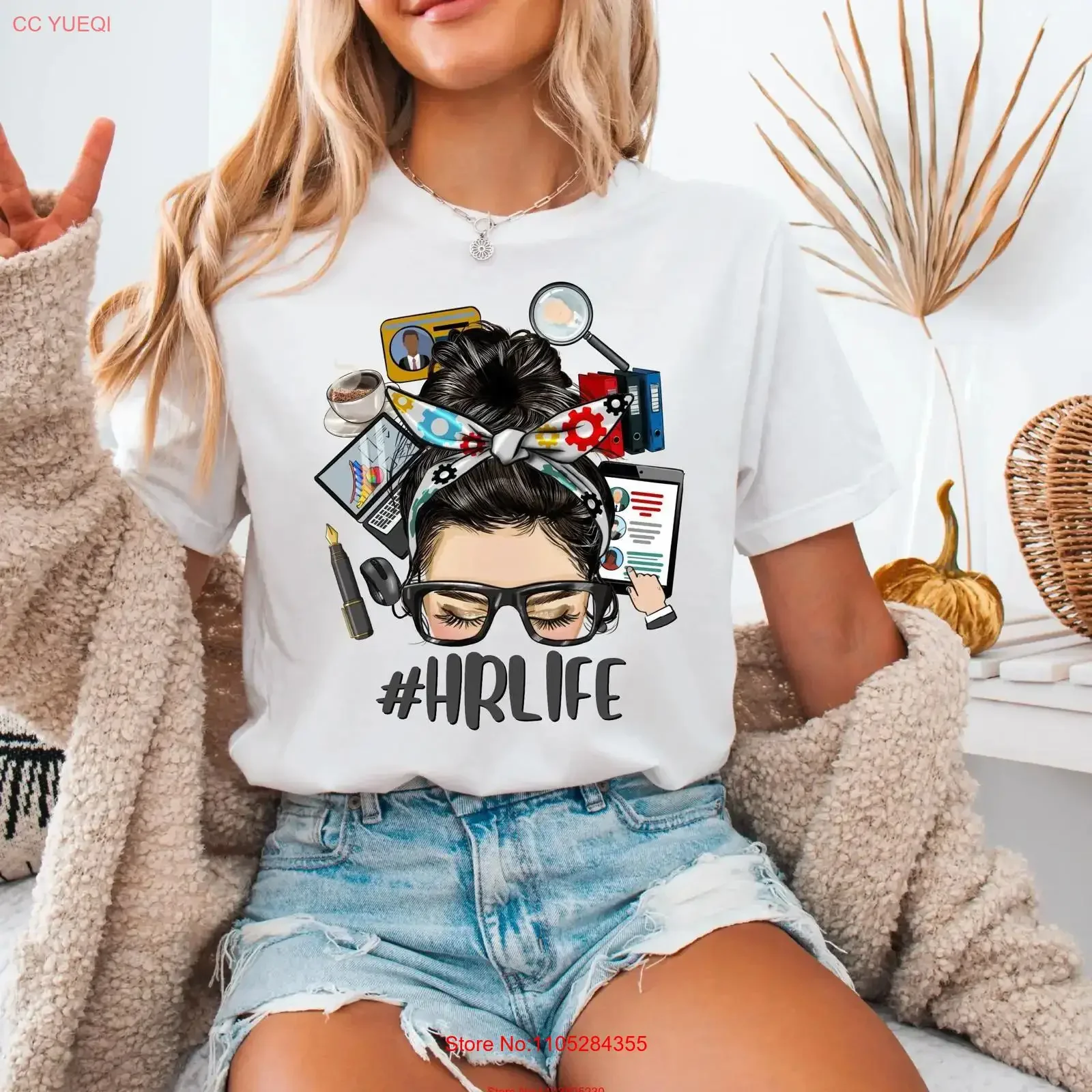 Human Resources T Shirt HR Manager Life Facilities Payroll vintage Washed Breathable Soft Unisex homme streetwear