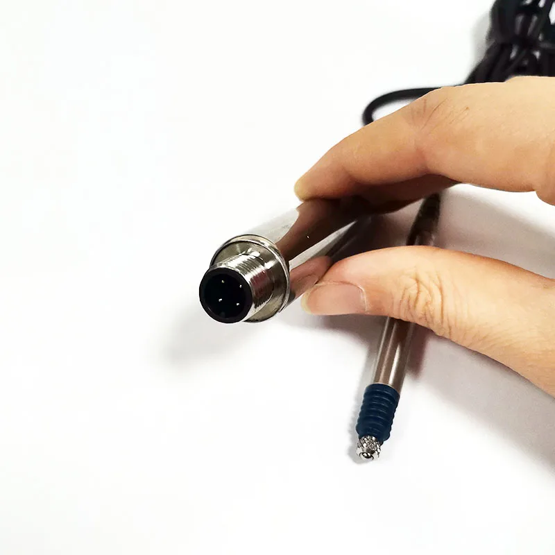 حجم صغير 8 مللي متر القطر 2-10 مللي متر حثي LVDT الاستشعار مع 4-20mA مكيف إشارة الاستشعار التفاضلي الاستقرائي