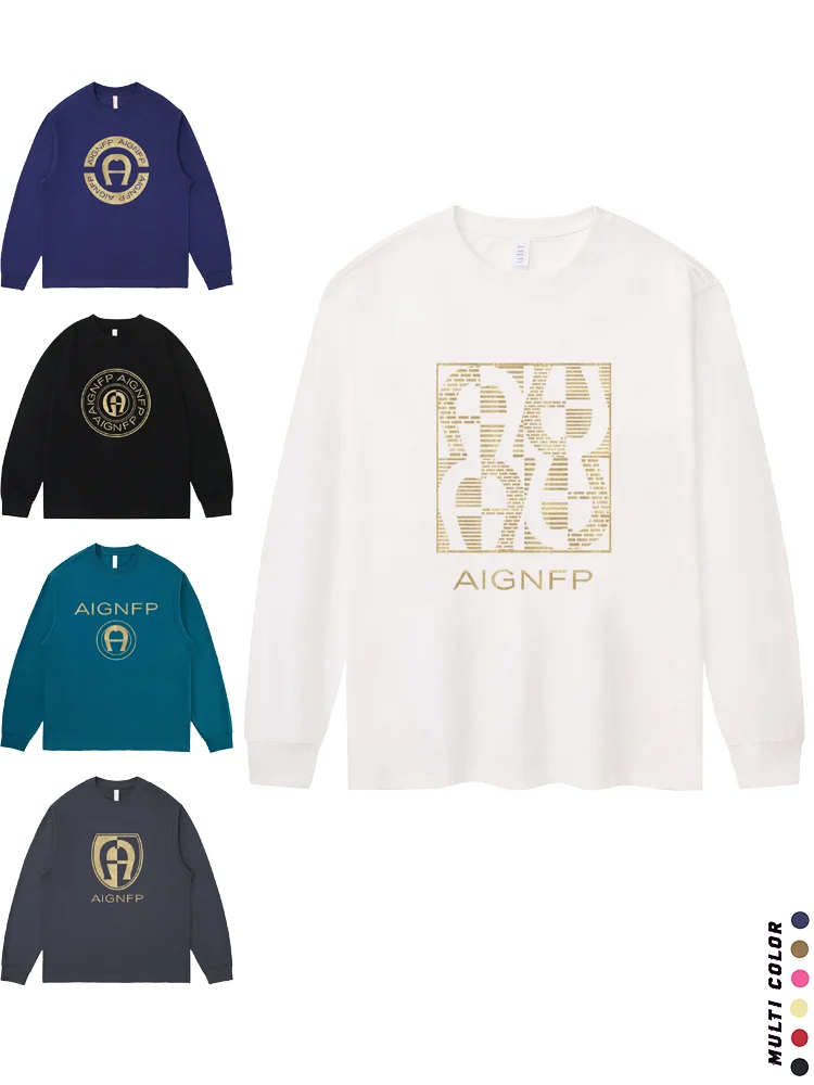 Fashion Kids Autumn Clothes long-sleeved T-shirt Boys Street casual wear 2025 New Golden letter child undershirt Long t shirts