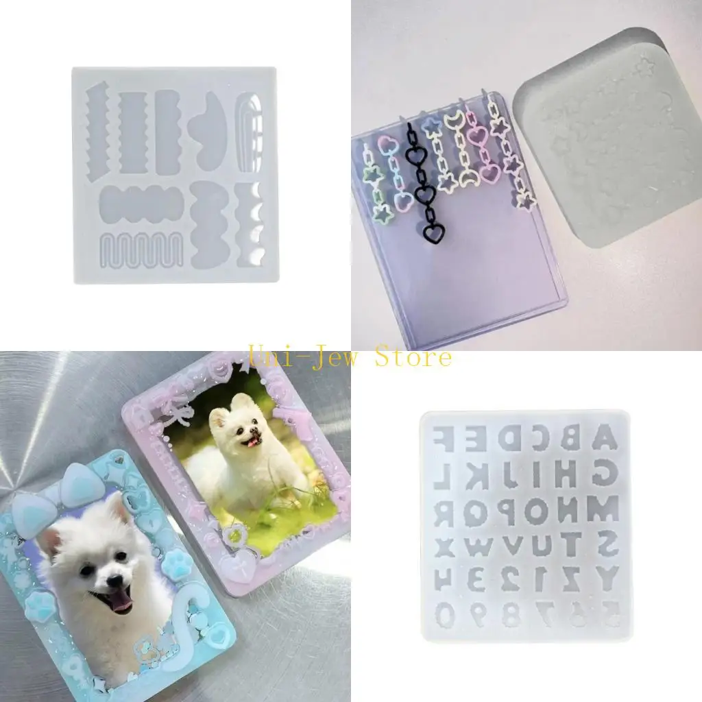 

40GB Flexible Silicone Resin Molds Silicone Jewelry Making Mold DIY Pendant Moulds