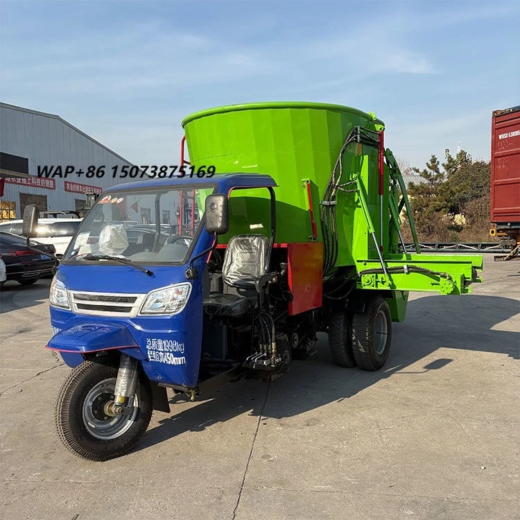 Fixed Type Vertical TMR Feeder Mixer for Beef Cattle