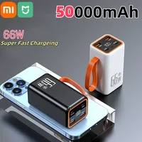 Xiaomi Mini Power Bank 50000mAh Two-Way 66W Fast Charging Powerbank Portable External Battery Charger for iPhone Xiaomi Huawei
