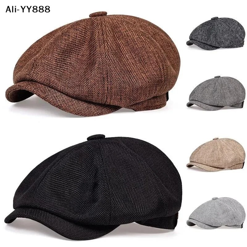 【YY88】Gorra Newsboy Casual para Hombre, Primavera Otoño, Gorras Retro, Gorras Casuales Unisex, Gorra Octogonal para Hombre, Gorras Urbanas, Gorras