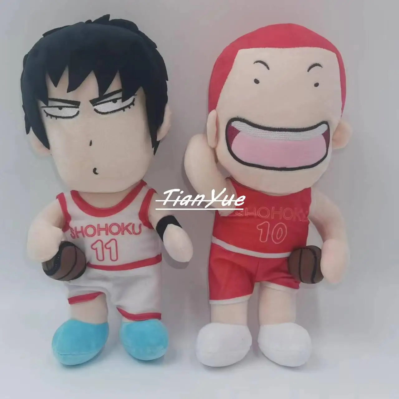 Anime Slam Dunk Cute Hanamichi Sakuragi Rukawa Kaede Stuffed Pussy Christmas Gift Toys for children 35cm