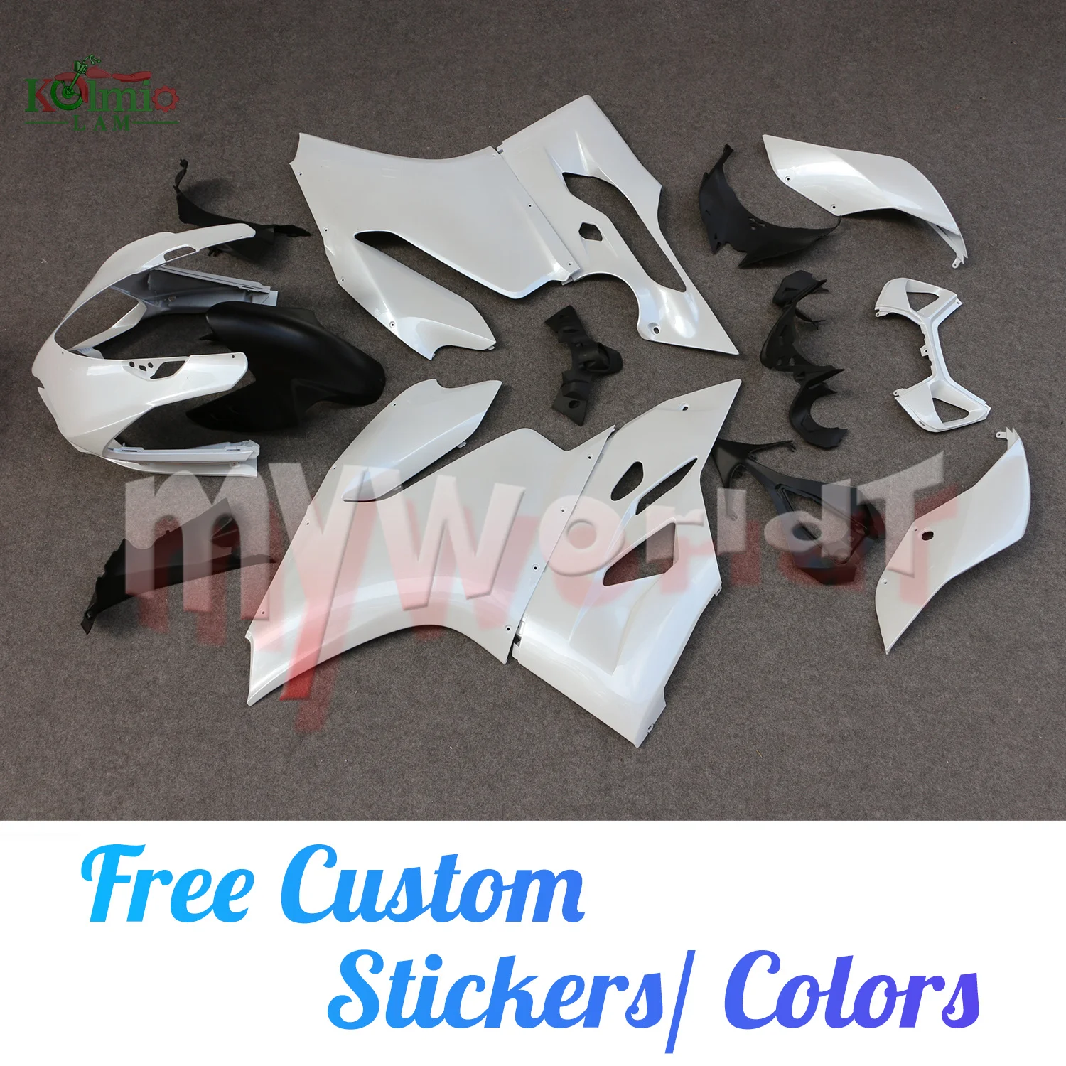 Fit for 2012 - 2014 Ducati Panigale 899 1199 Motorcycle Plastic Fairing Bodywork Kit Panel Set