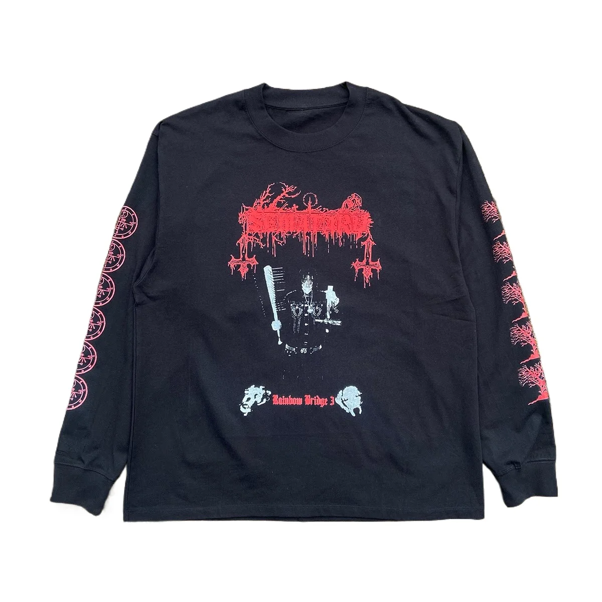 

Portrait American Retro Heavy Duty Wide Thread T-shirt Long Sleeve for Men New Arrival
