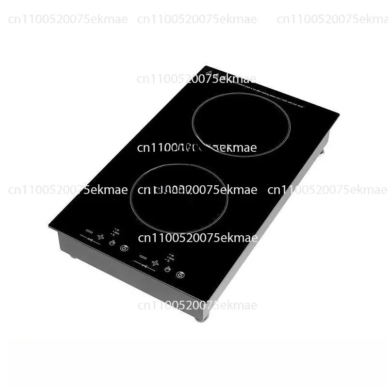 Kitchen Appliances Embedded Stoves Household Double Head Induction Cooker Touch Black