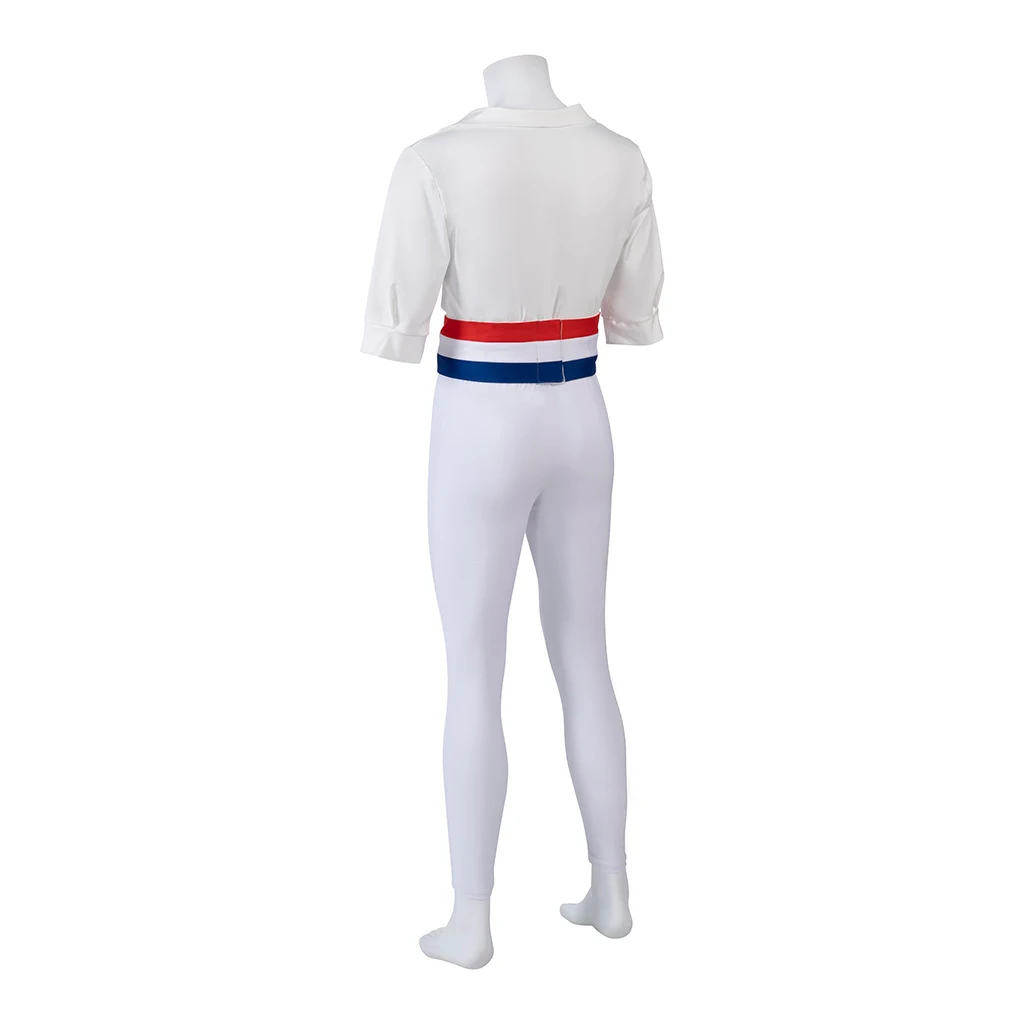 Musical Flames of Paris คอสเพลย์ Philippe เครื่องแต่งกายฮาโลวีนผู้ชายสีขาวกางเกงเข็มขัด Stage Performance ชุดบัลเล่ต์