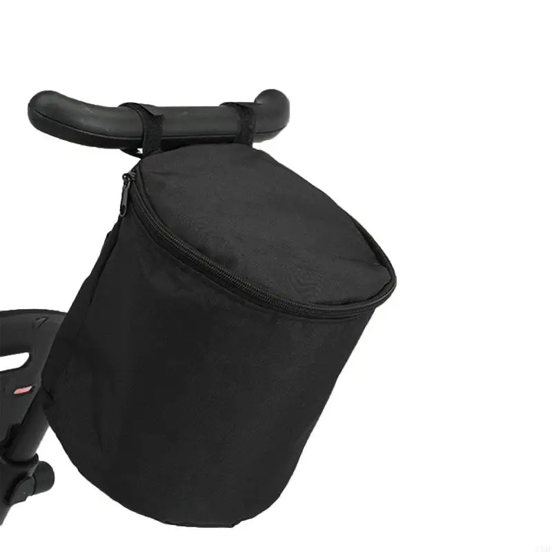 C5AF Baby Stroller Bag draagbare hangende opslag met deksel en ritssluiting voor melkflesluierzak Tissue Wat Paper