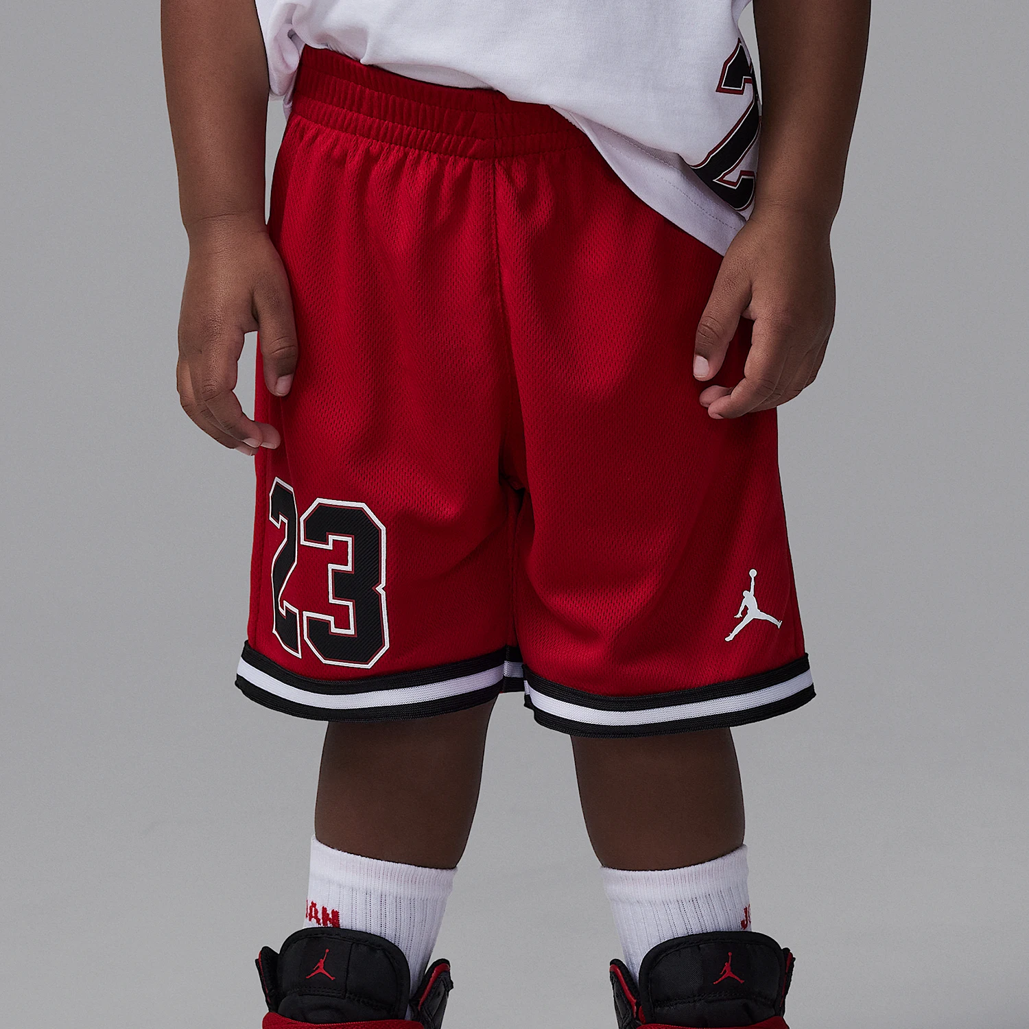 Nike Authentic JORDAN Pantalones cortos deportivos de baloncesto de malla transpirable para bebé II3493-687